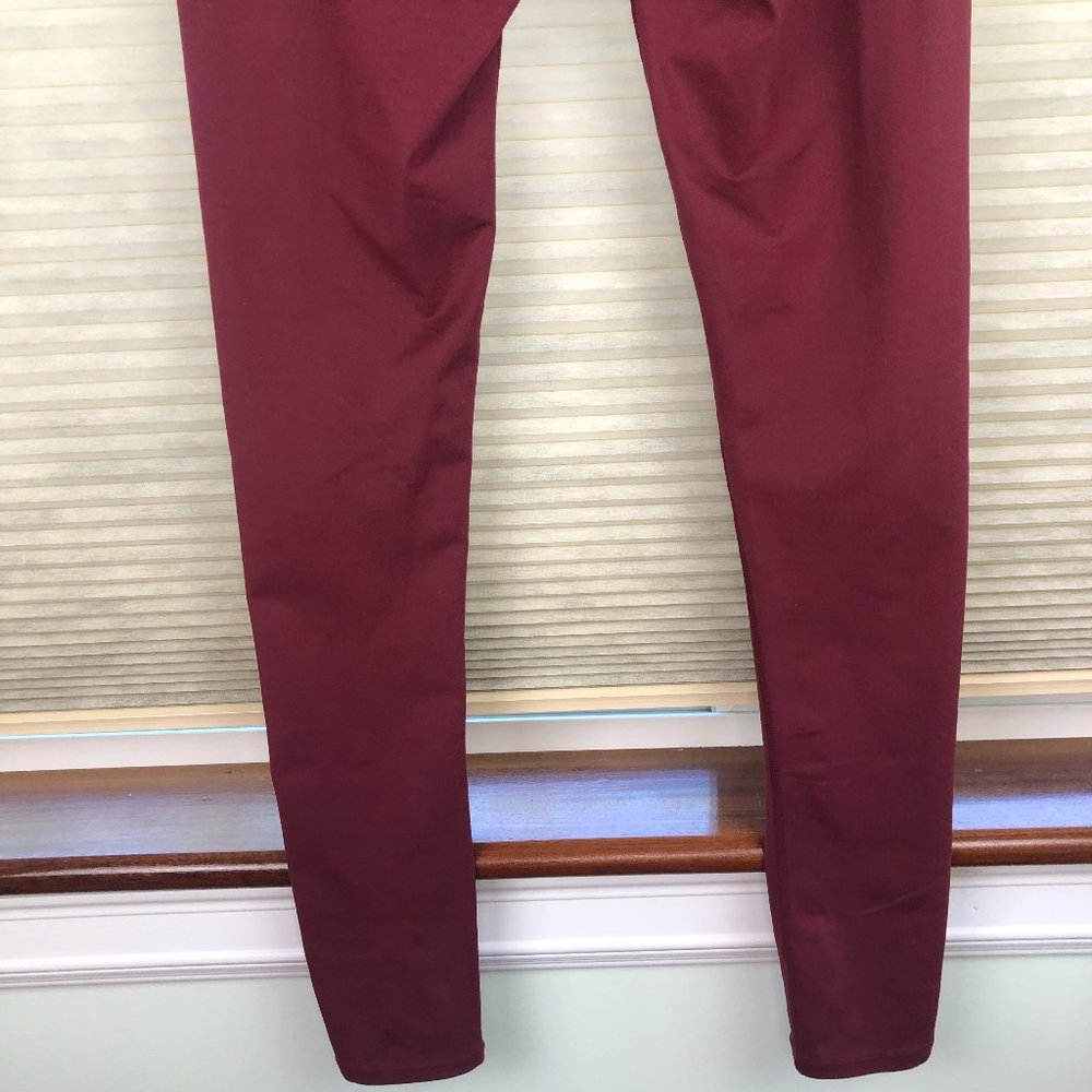 Free People Movement Good Times Ultra High Rise Extra Ling Maroon Leggings Yoga - Picture 8 of 14